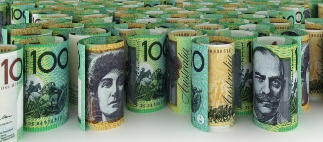 100 Australian Dollar Background