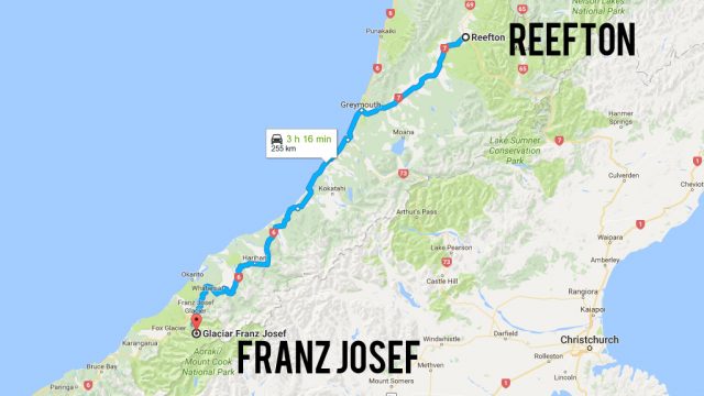 reefton a franz josef