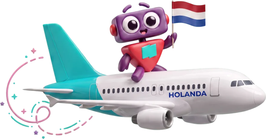 Avión a Holanda