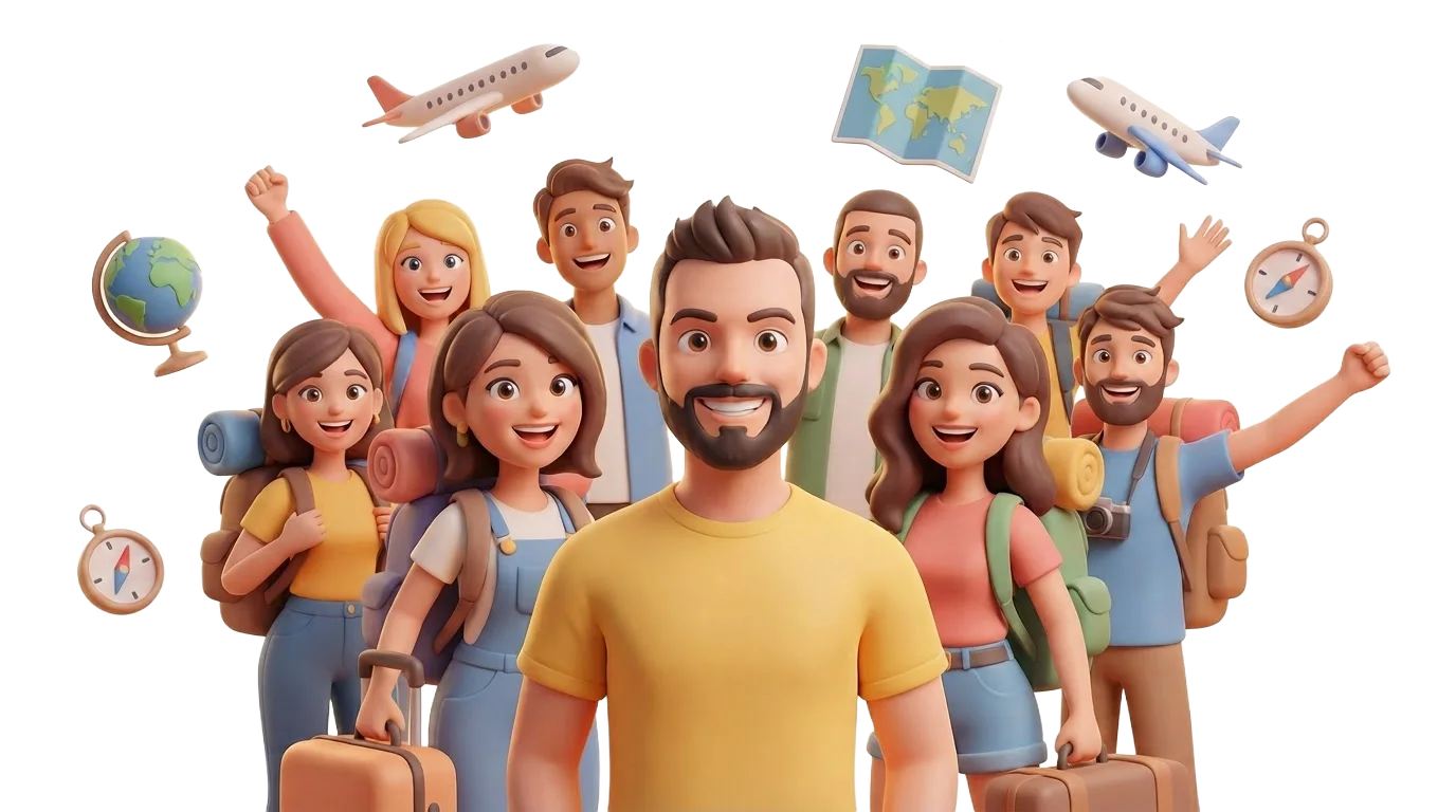 Yomeanimers listos para viajar