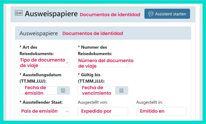 Documento de identidad