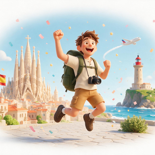 ¡Felicitaciones! Ya casi puedo verte en España