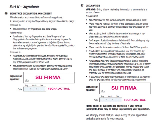 Formulario aplicacion work and holiday australia 1208 2017