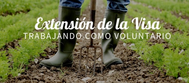 extension visa australia working holiday voluntario