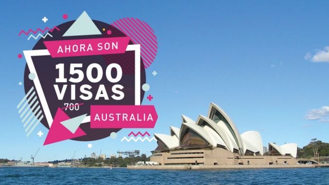 duplicaron visas work and holiday australia argentinos 1500