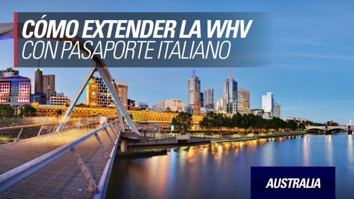 como extender la visa Australia con pasaporte italiano