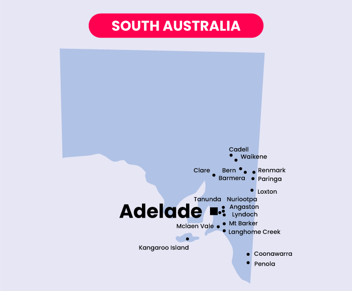 Mapas Australia SOUTH AUSTRALIA