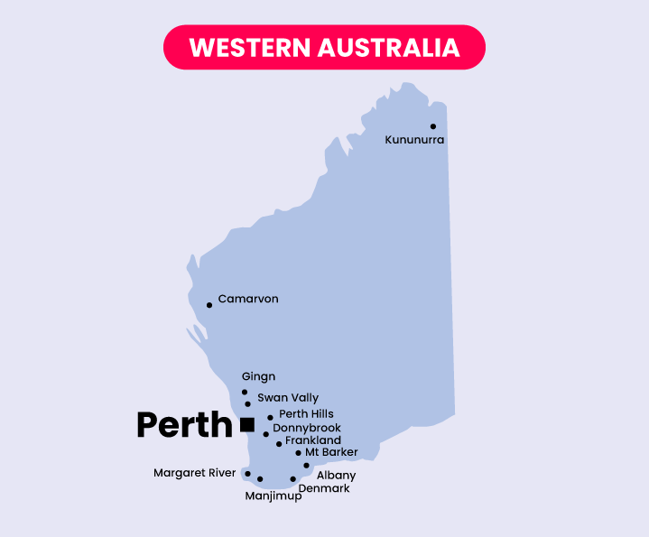 Mapas Australia WESTERN AUS