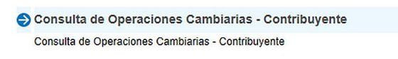 Consulta de operaciones cambiarias - Contribuyente