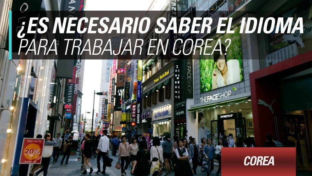 hablar el idioma para vivir y trabajar en corea