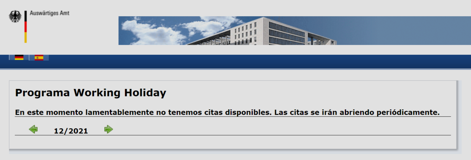 Turno Working Holiday Alemania