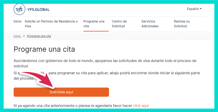 Solicitar cita