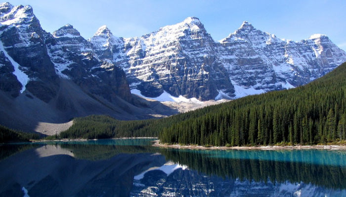 lago Moraine Canadá